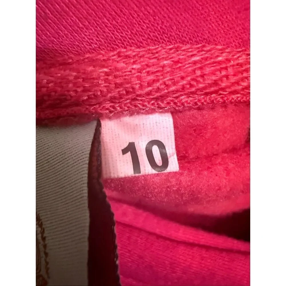Jade Decor Girl's Casual 2 Piece Hoodie & Jogger Sweatsuit Set Pink Size 10